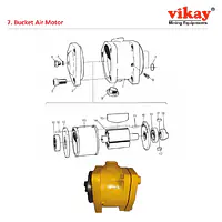 Bucket Air Motor Atlas Copco Cavo 310 Parts - Master
