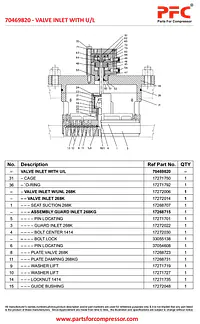 Valve Inlet With U/L 70469820 Replacement - Master