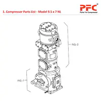 Compressor Parts List IR 9 1/2 x 7 ESV NL Parts - Master