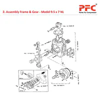 Frame & Gear IR 9 1/2 x 7 ESV NL Compressor Parts - Master