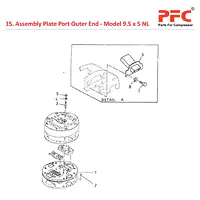 Plate Port Outer End IR 9 1/2 x 5 ESV NL Parts - Master