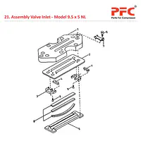 Valve Inlet IR 9 1/2 x 5 ESV NL Air Compressor Parts - Master