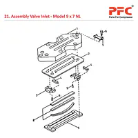 Valve Inlet IR 9 x 7 ESV NL Air Compressor Parts - Master