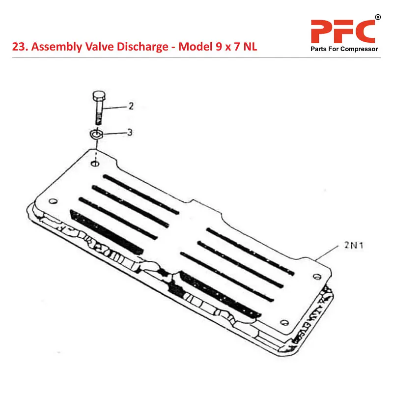 Valve Discharge IR 9 x 7 ESV NL Compressor Parts - Master