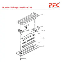 Valve Discharge IR 9 x 7 ESV NL Compressor Parts - Master