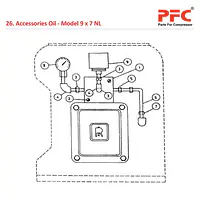 Accessories Oil IR 9 x 7 ESV NL Air Compressor Parts - Master