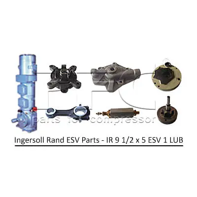Ingersoll Rand 9 1/2 x 5 LUB Air Compressor Parts - Master