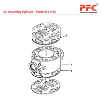 Cylinder IR 8 x 5 ESV NL Air Compressor Parts - Master