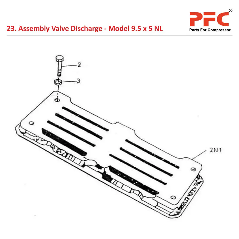 Valve Discharge IR 9 1/2 x 5 ESV NL Compressor Parts - Master