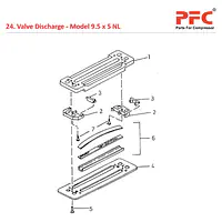 Valve Discharge IR 9 1/2 x 5 ESV NL Compressor Parts - Master