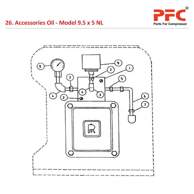 Accessories Oil IR 9 1/2 x 5 ESV NL Compressor Parts - Master