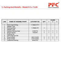 Packing And Metallic IR 9 1/2 x 7 ESV LUB Parts - Master