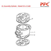 Cylinder IR 9 1/2 x 5 ESV LUB Air Compressor Parts - Master