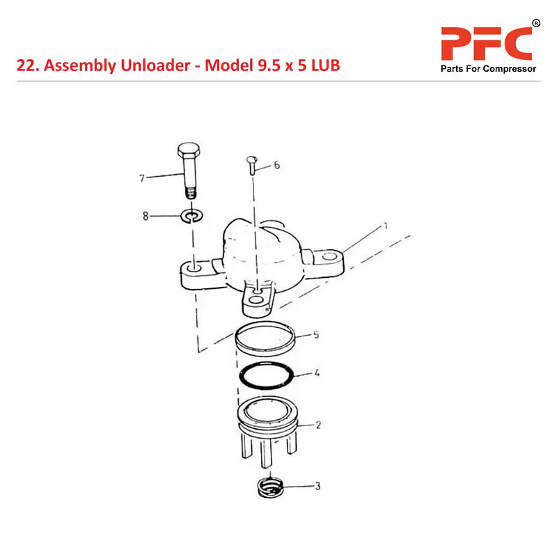Unloader IR 9 1/2 x 5 ESV LUB Air Compressor Parts - Master