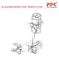 Lubricator 1 feed IR 9 1/2 x 5 ESV LUB Parts - Master