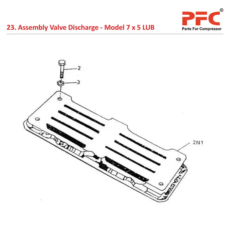 Assly Valve Discharge IR 7 x 5 ESV LUB Parts - Master