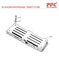 Assly Valve Discharge IR 7 x 5 ESV LUB Parts - Master