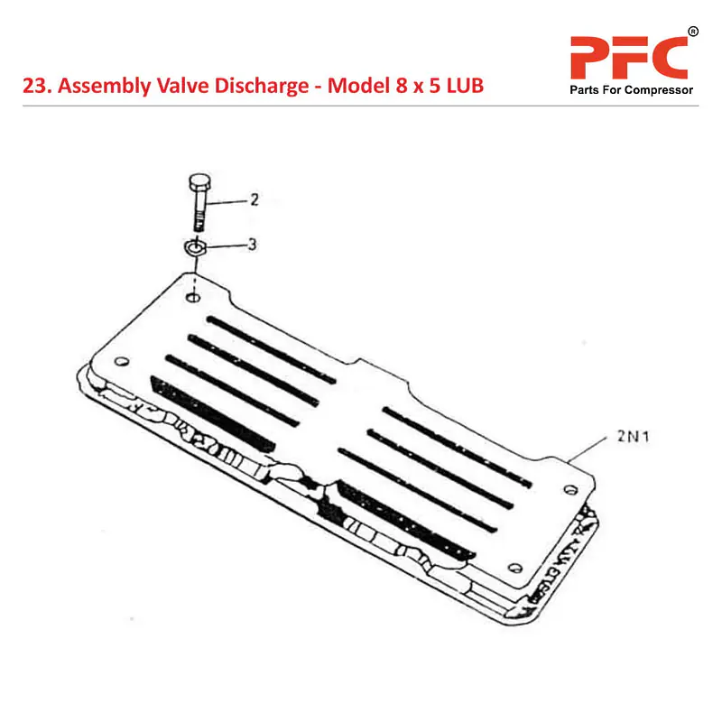 Valve Discharge IR 8 x 5 ESV LUB Compressor Parts - Master