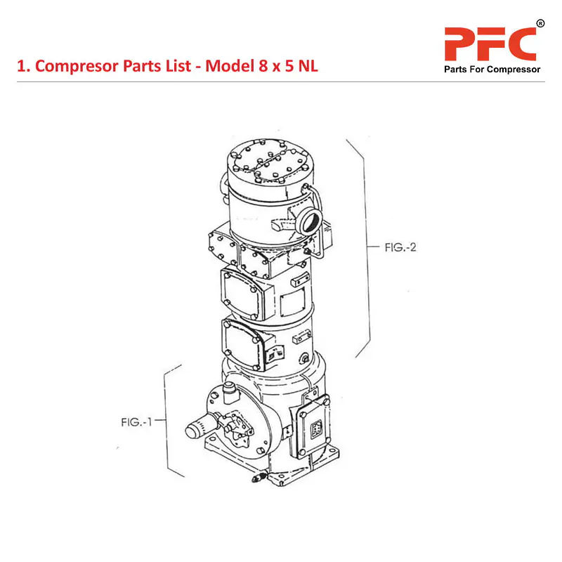 Compressor Parts List IR 8 x 5 ESV NL Parts - Master