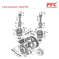 Valve Cylinder IR 71T2 Air Compressor Parts - Master
