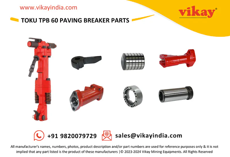 Toku TPB 60 Paving Breaker Spare Parts - Master